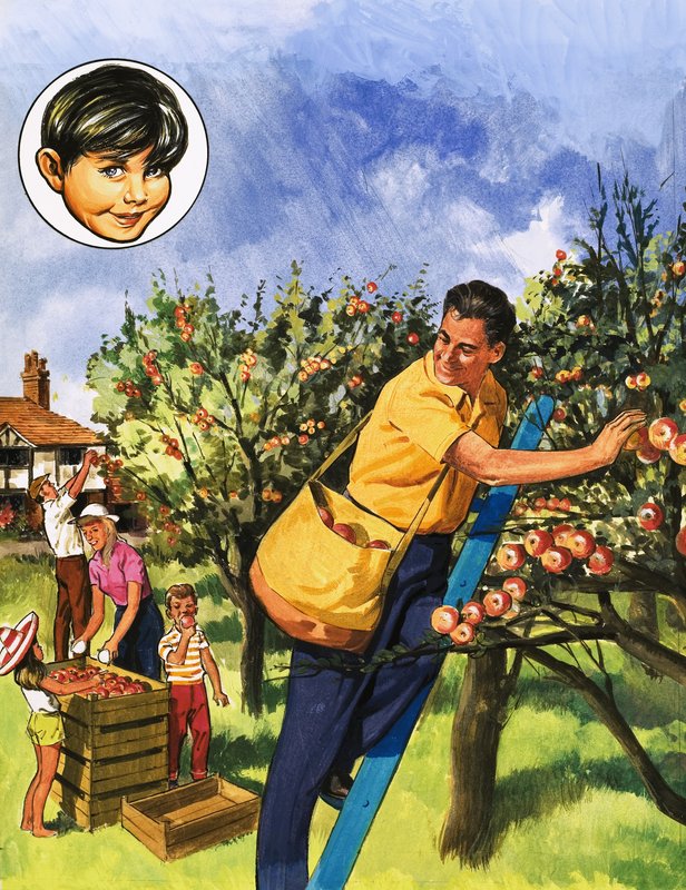 Apple Pickers by English School