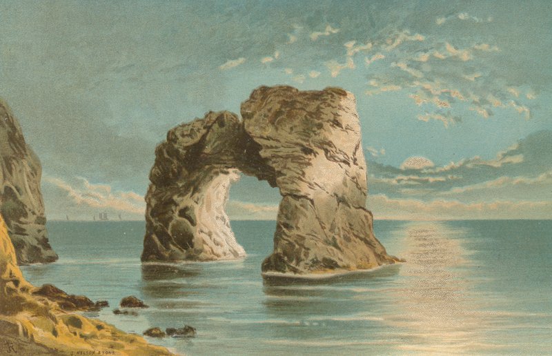 Arched Rock, Freshwater Bay--Isle of Wight by English School