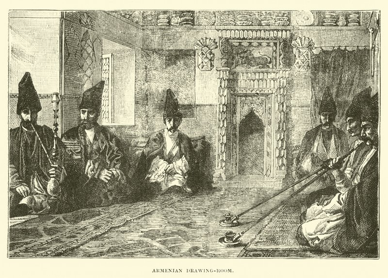 Armenian Drawing-room by English School