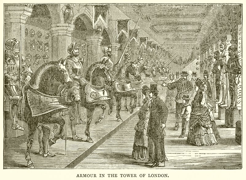 Armour in the Tower of London by English School