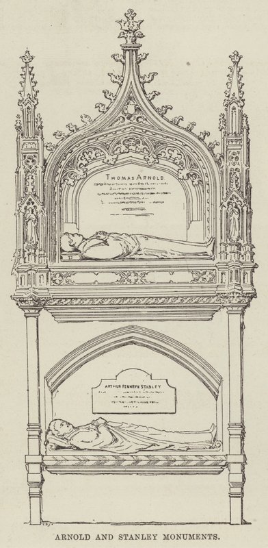 Arnold and Stanley Monuments by English School