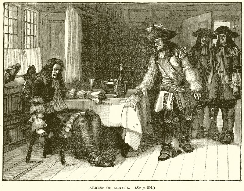 Arrest of Argyll by English School