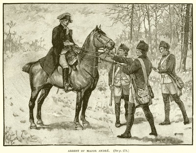 Arrest of Major Andre by English School