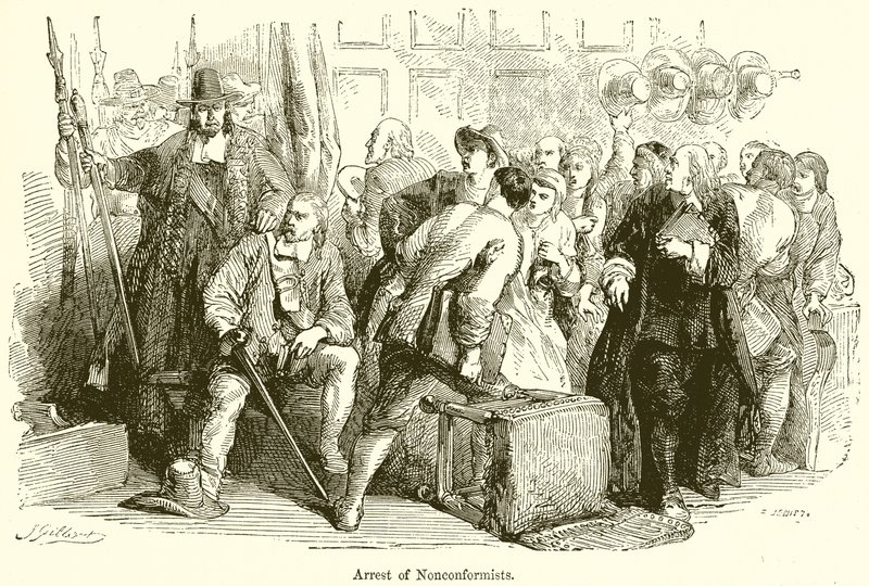 Arrest of Nonconformists by English School