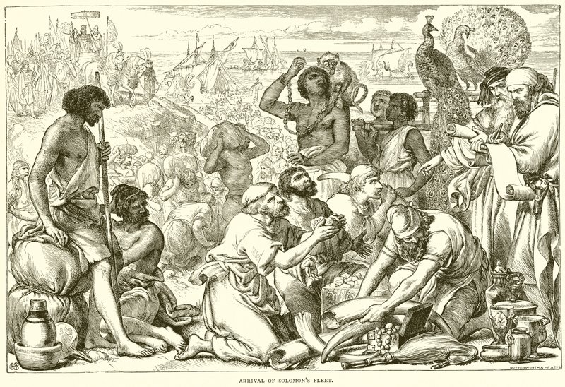 Arrival of Solomon