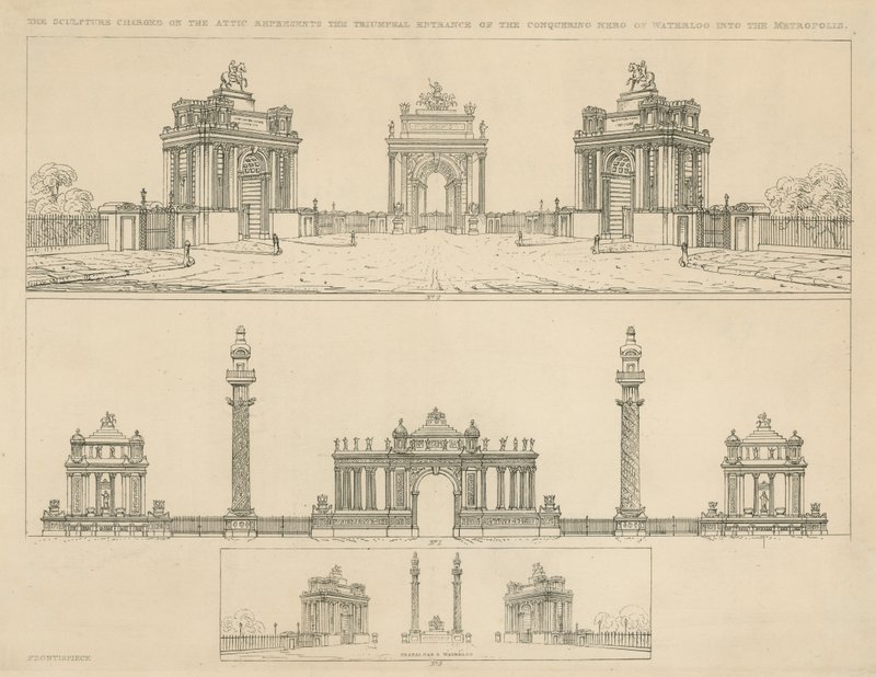 Artists Impressions for Monuments by English School