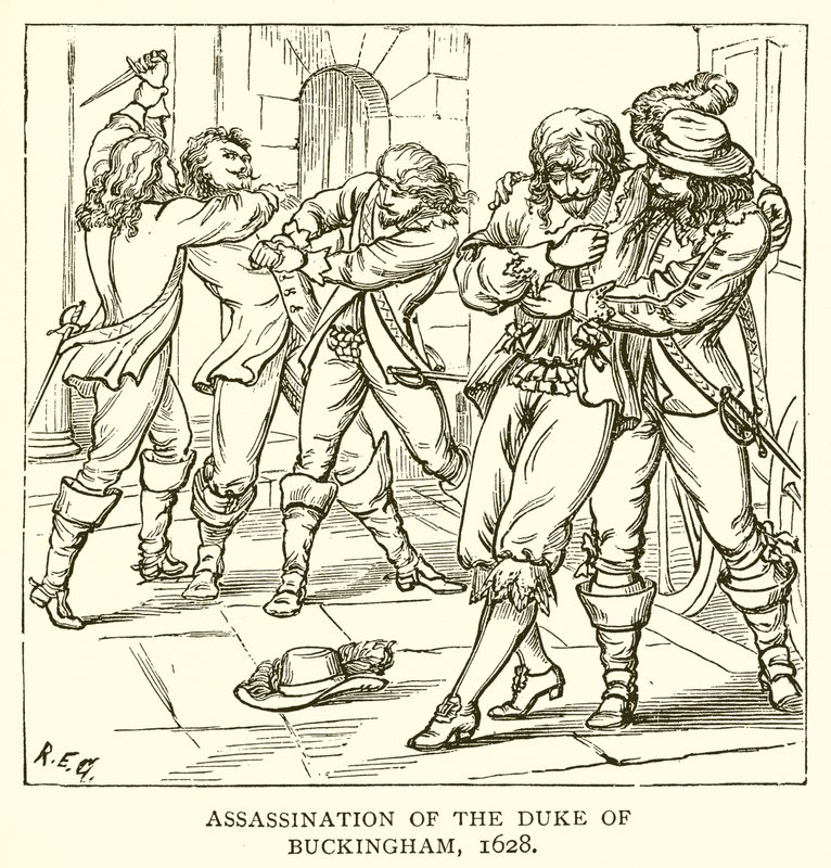 Assassination of the Duke of Buckingham, 1628 by English School