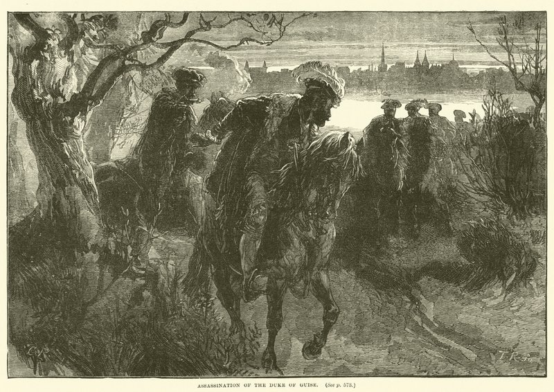Assassination of the Duke of Guise by English School