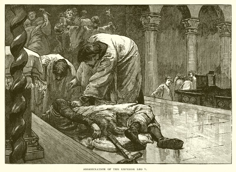 Assassination of the Emperor Leo V by English School