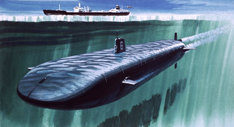Atomic Submarine Under the Ice by English School