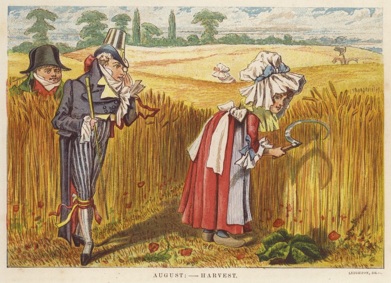August: Harvest by English School