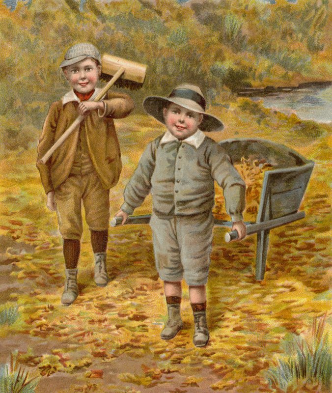 Autumn Leaves by English School