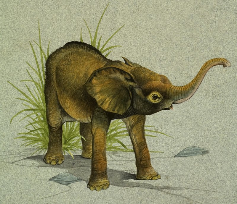 Baby Elephant by English School