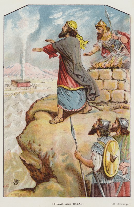 Balaam and Balak by English School