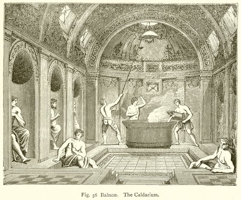 Balneae. The Caldarium by English School
