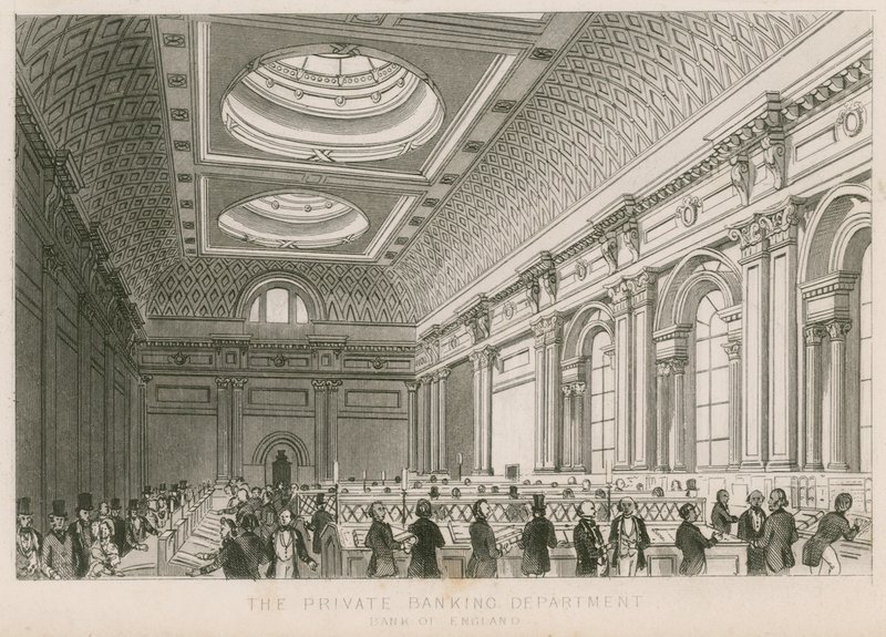 Bank of England, The Private Banking Department by English School