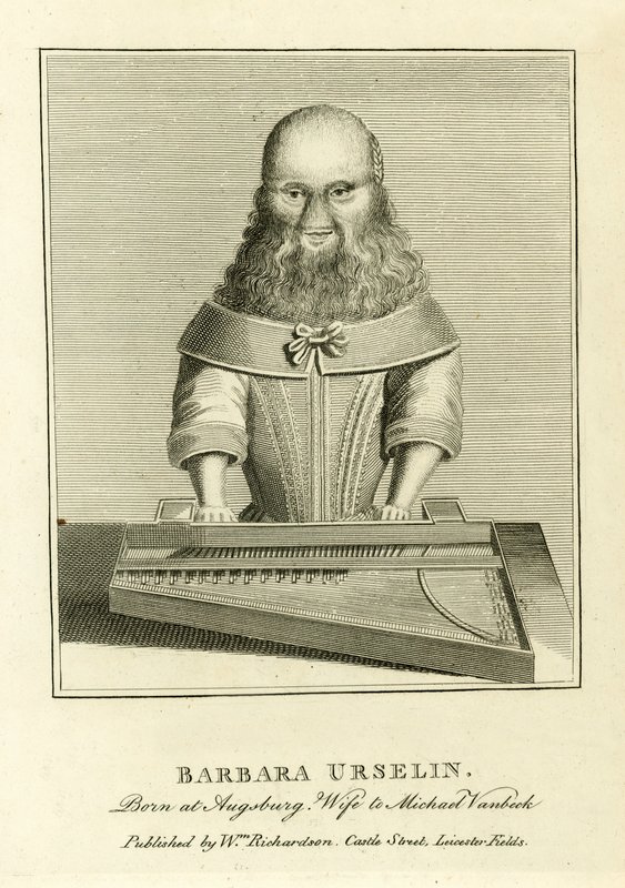 Barbara Urselin by English School