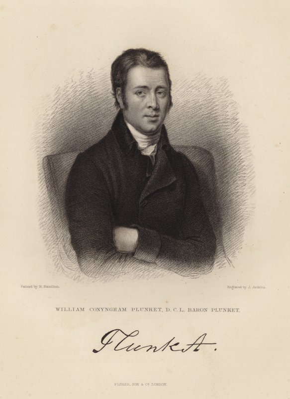Baron Plunket by English School