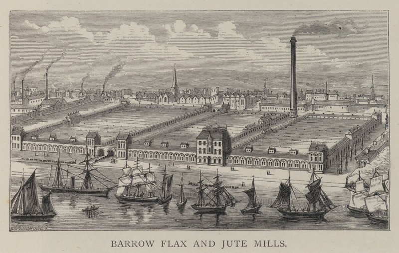 Barrow Flax and Jute Mills by English School