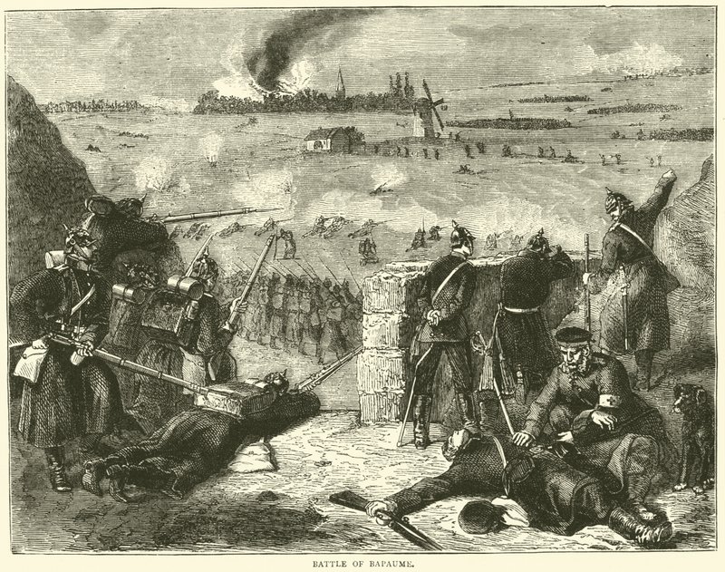Battle of Bapaume by English School