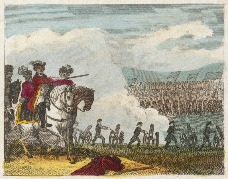 Battle of Culloden by English School