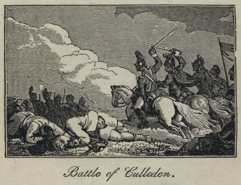 Battle of Culloden by English School