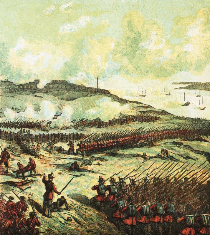 Battle of Inkermann by English School