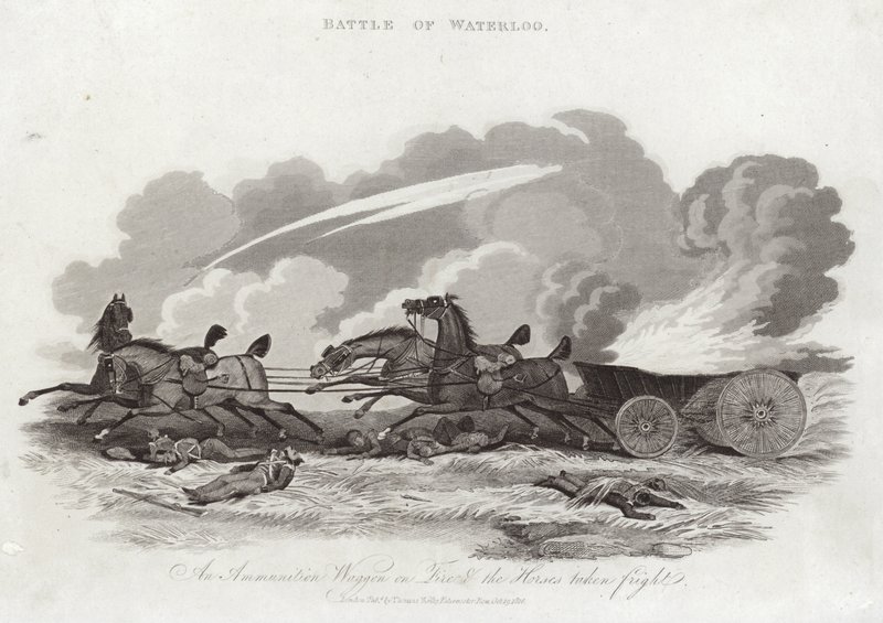Battle of Waterloo by English School