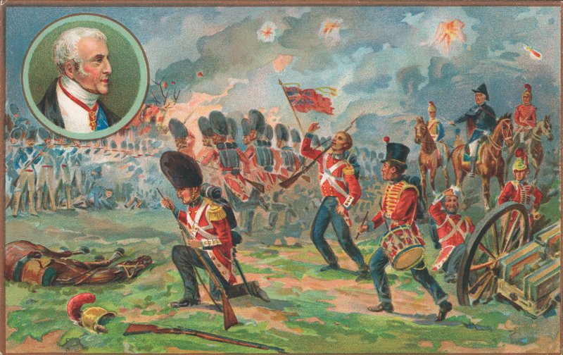 Battle of Waterloo, 18 June 1815 by English School