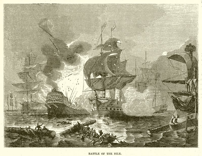 Battle of the Nile by English School