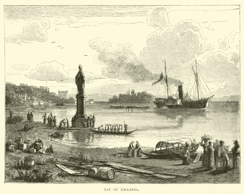 Bay of Pallanza by English School