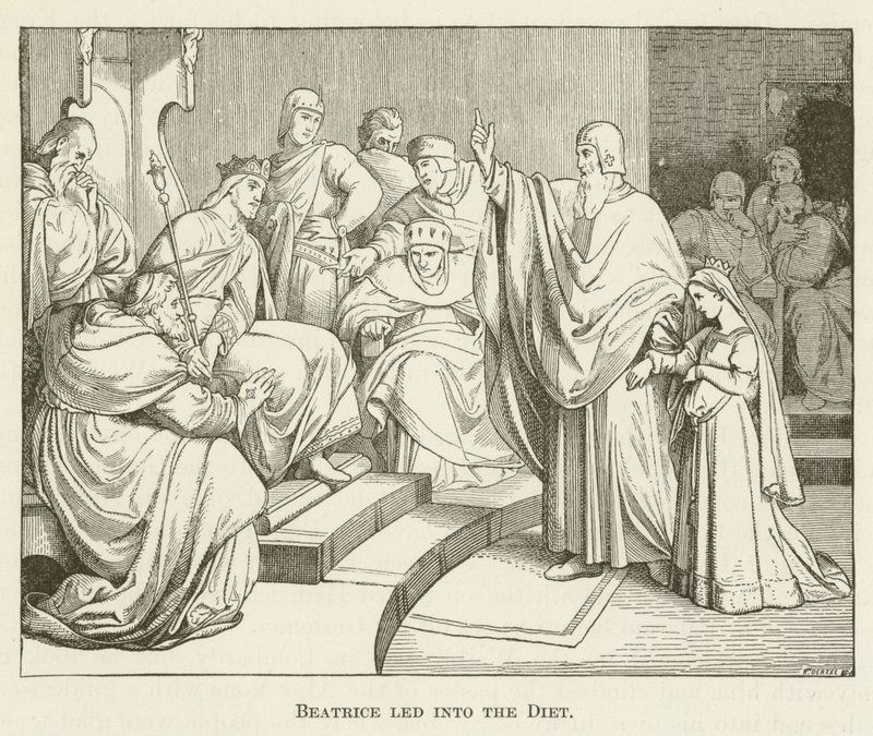 Beatrice Led into the Diet by English School