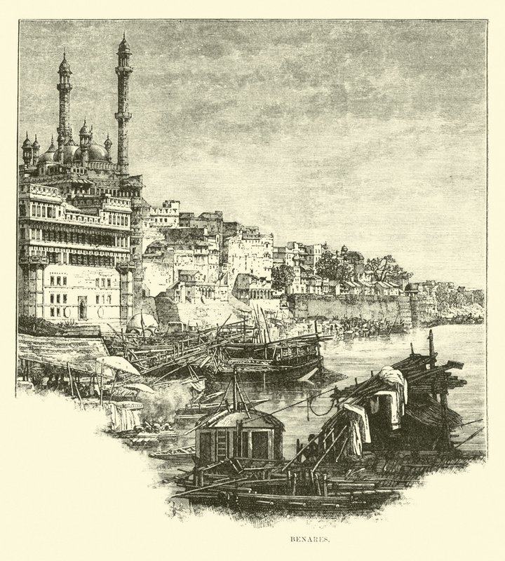 Benares by English School