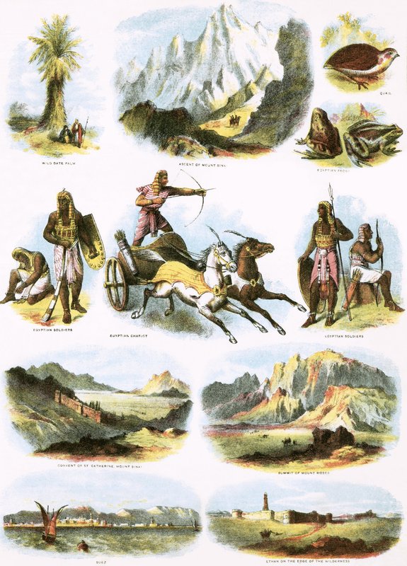 Biblical Illustrations by English School