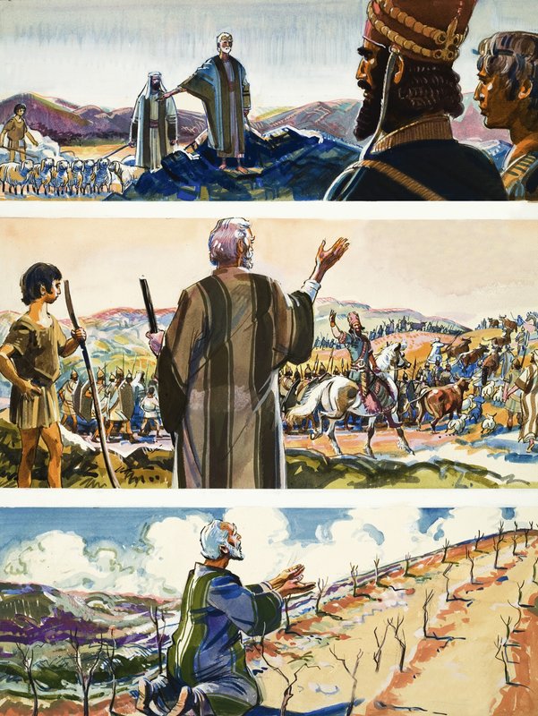 Biblical Scenes by English School
