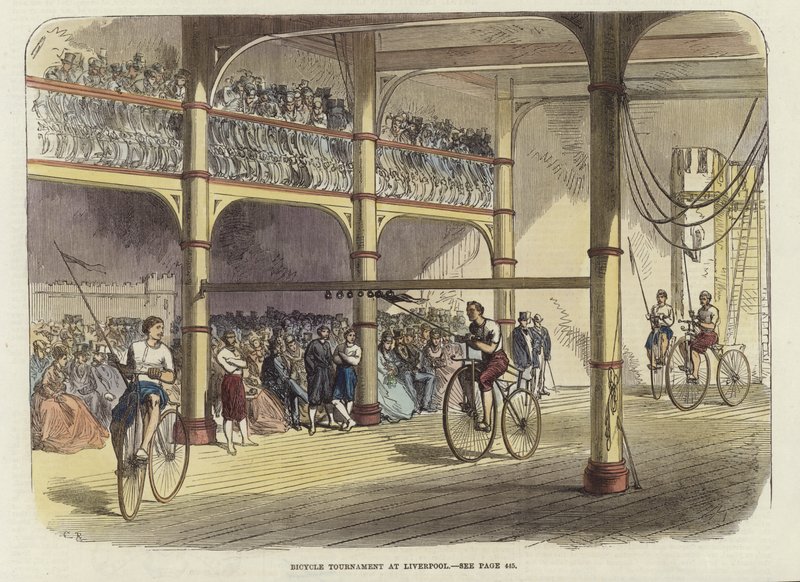 Bicycle Tournament at Liverpool by English School