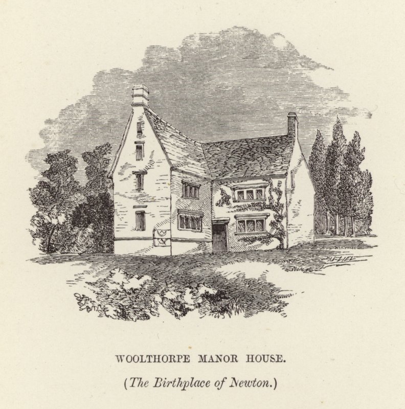 Birthplace of Sir Isaac Newton by English School