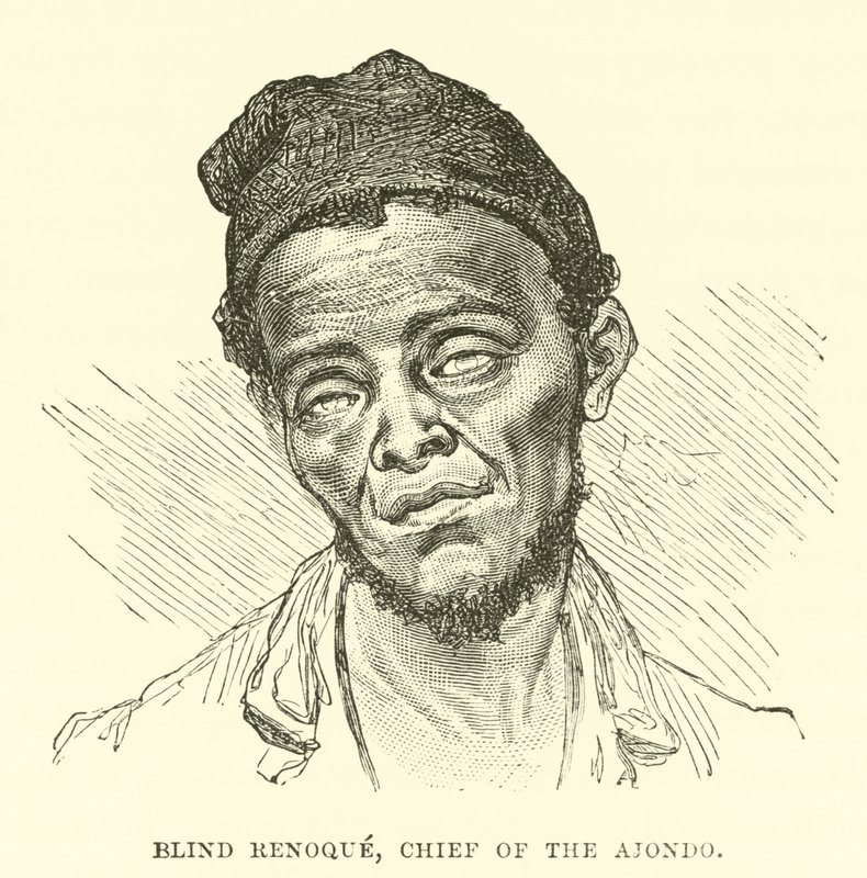 Blind Renoque, Chief of the Ajondo by English School
