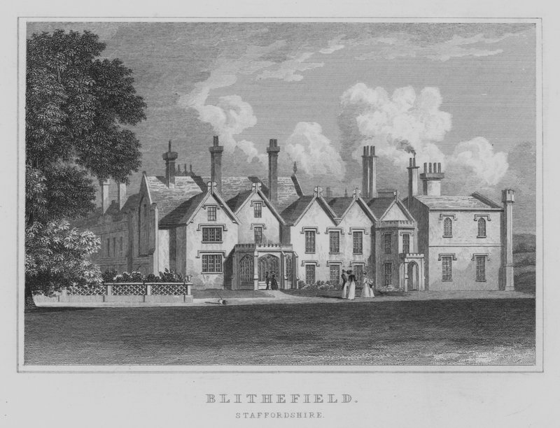 Blithefield, Staffordshire by English School