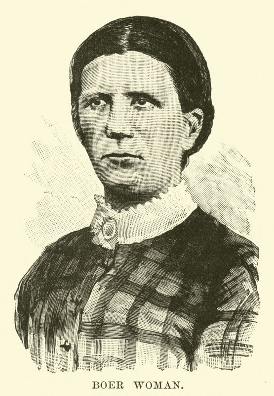 Boer Woman by English School
