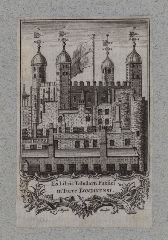 Book Plate, Tower of London by English School