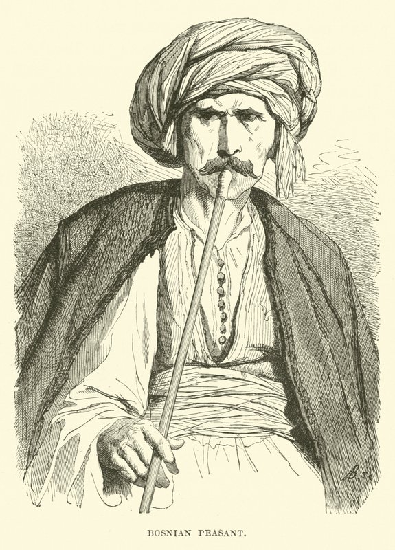 Bosnian Peasant by English School
