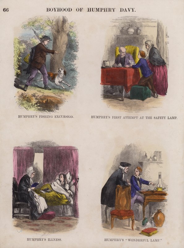 Boyhood of Humphry Davy by English School