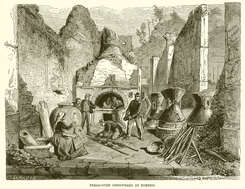 Bread-Oven Discovered at Pompeii by English School