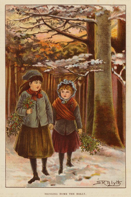 Bringing Home the Holly by English School