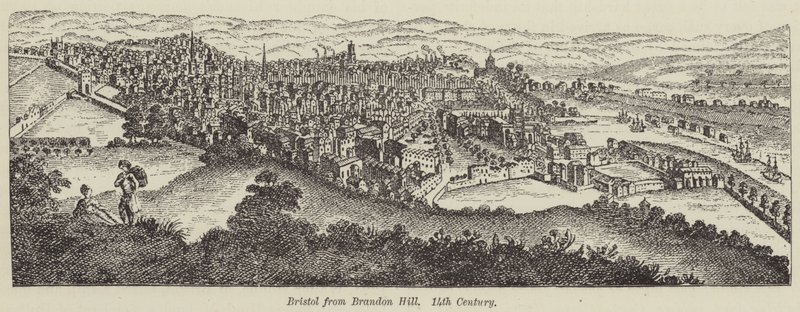 Bristol from Brandon Hill by English School