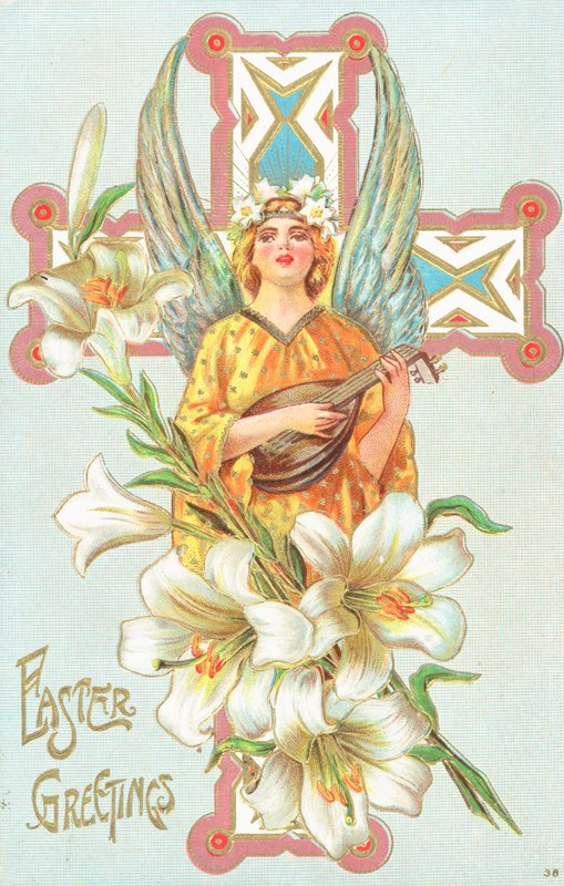 British Easter Card by English School