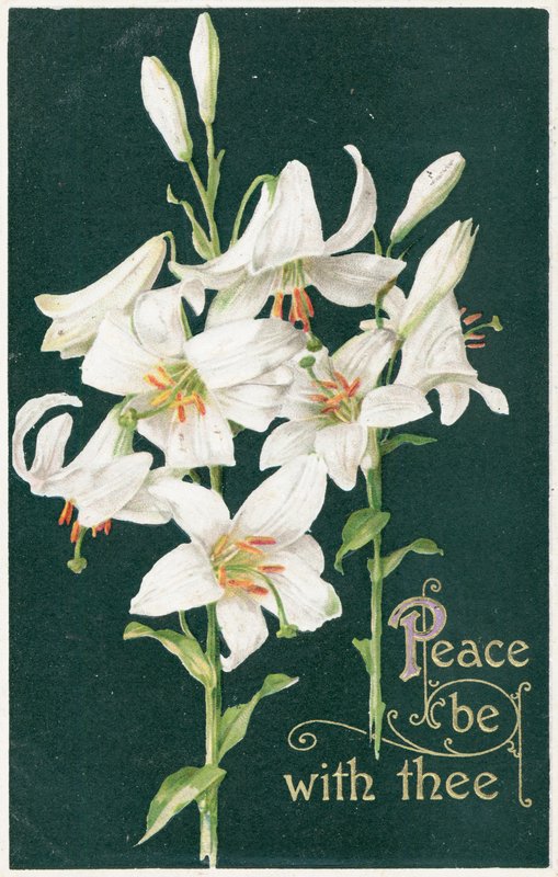 British Easter Card by English School