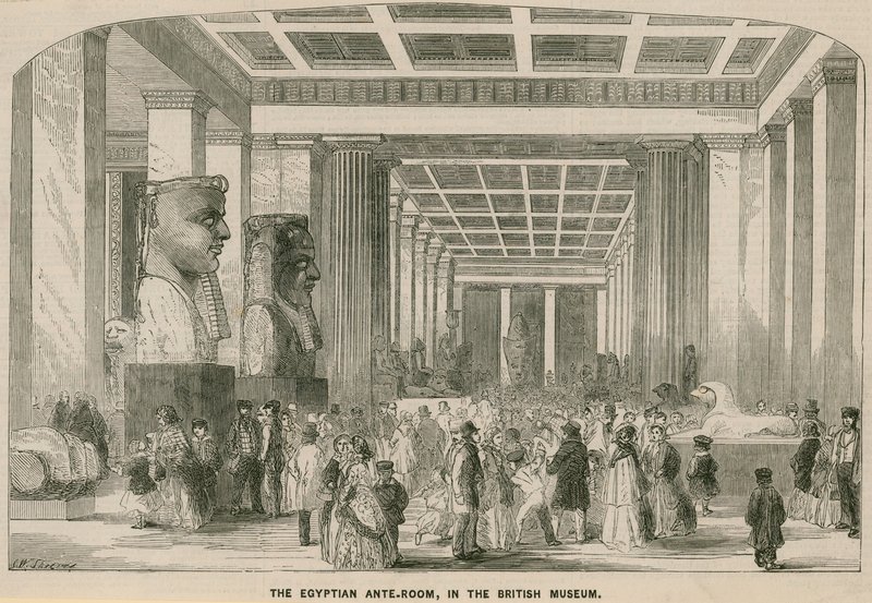 British Museum, Egyptian Room by English School