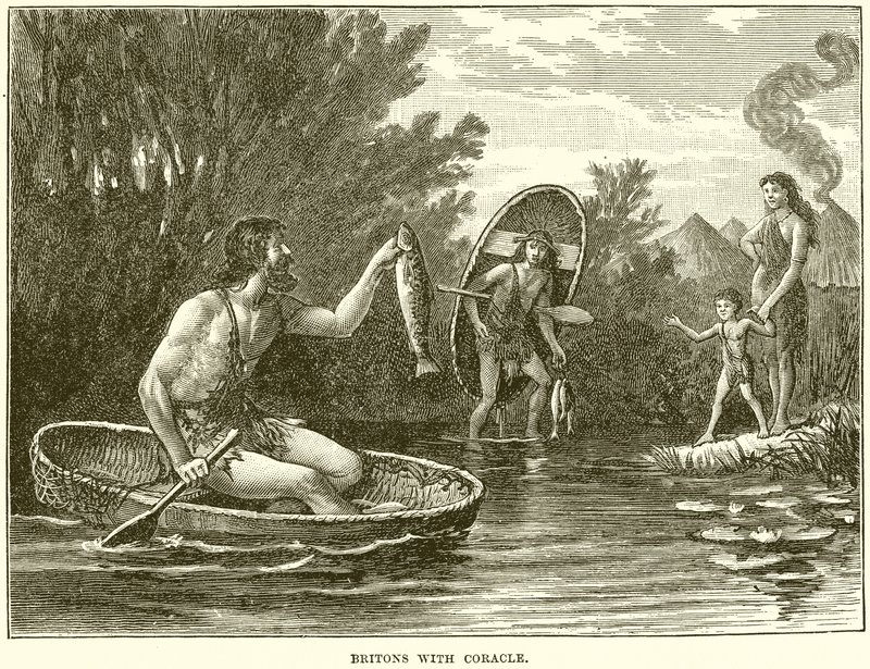 Britons with Coracle by English School